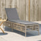 vidaXL - Ligbed - met - kussen - poly - rattan - beige