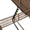 vidaXL - Ligbed - met - kussen - poly - rattan - beige