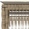 vidaXL - Ligbed - met - kussen - poly - rattan - beige