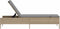 vidaXL - Ligbed - met - kussen - poly - rattan - beige
