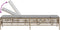 vidaXL - Ligbed - met - kussen - poly - rattan - beige