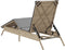 vidaXL - Ligbed - met - kussen - poly - rattan - beige