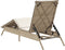 vidaXL - Ligbed - met - kussen - poly - rattan - beige