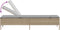 vidaXL - Ligbed - met - kussen - poly - rattan - beige