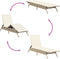 vidaXL - Ligbed - met - kussen - poly - rattan - beige