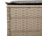 vidaXL - Ligbed - met - kussen - poly - rattan - beige