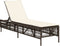 vidaXL - Ligbed - met - kussen - poly - rattan - bruin