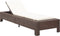 vidaXL - Ligbed - met - kussen - poly - rattan - bruin