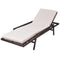 vidaXL - Ligbed - met - kussen - poly - rattan - bruin