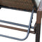 vidaXL - Ligbed - met - kussen - poly - rattan - bruin