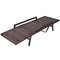 vidaXL - Ligbed - met - kussen - poly - rattan - bruin
