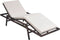 vidaXL - Ligbed - met - kussen - poly - rattan - bruin