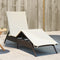 vidaXL - Ligbed - met - kussen - poly - rattan - bruin