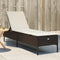 vidaXL - Ligbed - met - kussen - poly - rattan - bruin