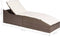 vidaXL - Ligbed - met - kussen - poly - rattan - bruin