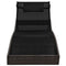 vidaXL - Ligbed - met - kussen - poly - rattan - bruin