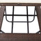 vidaXL - Ligbed - met - kussen - poly - rattan - bruin