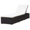 vidaXL - Ligbed - met - kussen - poly - rattan - bruin