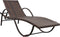vidaXL - Ligbed - met - kussen - poly - rattan - bruin