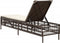 vidaXL - Ligbed - met - kussen - poly - rattan - bruin