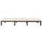 vidaXL - Ligbed - met - kussen - poly - rattan - bruin