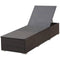 vidaXL - Ligbed - met - kussen - poly - rattan - bruin