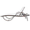 vidaXL - Ligbed - met - kussen - poly - rattan - bruin