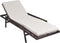 vidaXL - Ligbed - met - kussen - poly - rattan - bruin