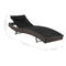 vidaXL - Ligbed - met - kussen - poly - rattan - bruin