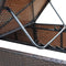 vidaXL - Ligbed - met - kussen - poly - rattan - bruin