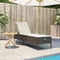 vidaXL - Ligbed - met - kussen - poly - rattan - bruin