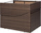 vidaXL - Ligbed - met - kussen - poly - rattan - bruin