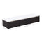 vidaXL - Ligbed - met - kussen - poly - rattan - bruin