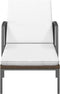vidaXL - Ligbed - met - kussen - poly - rattan - bruin