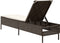vidaXL - Ligbed - met - kussen - poly - rattan - bruin