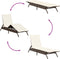 vidaXL - Ligbed - met - kussen - poly - rattan - bruin