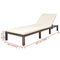 vidaXL - Ligbed - met - kussen - poly - rattan - bruin