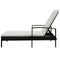 vidaXL - Ligbed - met - kussen - poly - rattan - bruin