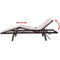 vidaXL - Ligbed - met - kussen - poly - rattan - bruin