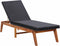 vidaXL - Ligbed - met - kussen - poly - rattan - en - massief - acaciahout