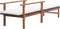 vidaXL - Ligbed - met - kussen - poly - rattan - en - massief - acaciahout - zwart