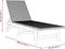 vidaXL - Ligbed - met - kussen - poly - rattan - en - massief - acaciahout