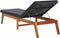 vidaXL - Ligbed - met - kussen - poly - rattan - en - massief - acaciahout