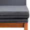 vidaXL - Ligbed - met - kussen - poly - rattan - en - massief - acaciahout