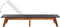vidaXL - Ligbed - met - kussen - poly - rattan - en - massief - acaciahout