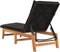 vidaXL - Ligbed - met - kussen - poly - rattan - en - massief - acaciahout