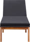 vidaXL - Ligbed - met - kussen - poly - rattan - en - massief - acaciahout