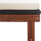 vidaXL - Ligbed - met - kussen - poly - rattan - en - massief - acaciahout - zwart