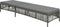 vidaXL - Ligbed - met - kussen - poly - rattan - grijs