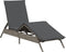 vidaXL - Ligbed - met - kussen - poly - rattan - grijs